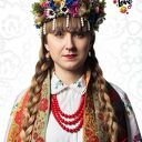 Kolczyki wiszące JESIENNY FOLK - ręcznie robione wycinanki łowickie