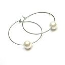  Alloys Collection /one pearl/ white - kolczyki