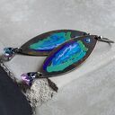 Kolczyki rybki z tęczowymi kryształkami Swarovski