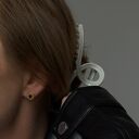 hand made kolczyki złote z onyksami