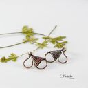 drops - kolczyki z miedzi