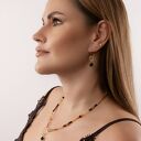 Kolczyki Muszla z perłą, Srebro 925 w złotym pokryciu