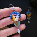 Kolczyki “kura i kogut”