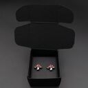 Kolczyki drewniane MUCHOMORY