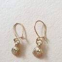 Kolczyki NEO rustic okrąg mosiądz