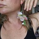 Kolczyki orientalne kwiaty - leciutkie rękodzieło boho