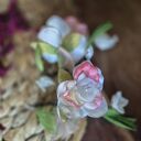 Kolczyki orientalne kwiaty - leciutkie rękodzieło boho