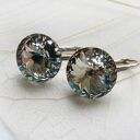 Kolczyki Swarovski Crystals - srebrne kryształy na biglach 925