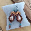 kolczyki sutasz boho chic