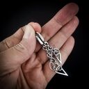 Kolczyki lub klipsy srebrne - Asymetryczne trójkąty