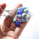 Kolczyki handmade „Czas się nie dłuży…” w klimacie cer - Ruda Klara