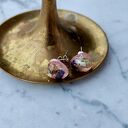 Kolczyki wkrętki z żywicy epoksydowej - ZAMKNIĘTE W CISZY