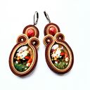 Autumn kolczyki sutaszowe