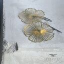Kolczyki Subtle Flowers by Brass - srebrne bigle z kwiatami z mosiądzu