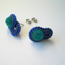 Deszcz za oknem - mini kolczyki sutasz