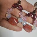 Klipsy kolorowe kamyki koraliki box m1 polecam