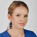 Długie kolczyki Meyra e6/m28 z perłowym wykończeniem w kolorze butelkowej zieleni