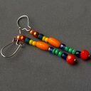 Bajecznie kolorowe kolczyki w modnym stylu boho długie efektowne w sam raz na lato