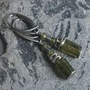 Oksydowane srebrne kolczyki handmade z charakterem