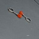 Karneol - kolczyki 08