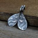 Kolczyki łzy z grawerem ze srebra 925