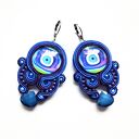 Kolczyki sutasz haftowane Oko Proroka