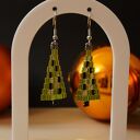 Kolczyki - stal chirurgiczna - choinki