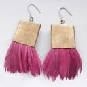 PIÓRKO kolczyki