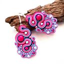 Pink Snail kolczyki sutasz