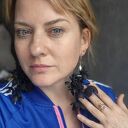 Czarne, leciutkie kolczyki boho w kształcie kwiatów - Ruda Klara (pojedynczy egzemplarz)