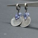 Tanzanit - kolczyki 04