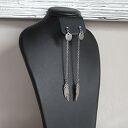 Kolczyki Idianki Sapphire ze stali szlachetnej i Swarovski