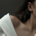 Małe kolczyki serduszka z różowego złota - srebro 925 pozłacane 18K