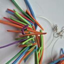 Kolczyki duże kolorowe kola naprawdę robią wrażenie cudne polecam