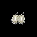 kolczyki soutache mini-lace pearl
