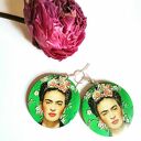 Kolczyki Frida dwustronne lekkie box x1