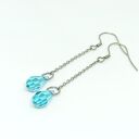 Drop - kolczyki ze stali szlachetnej z kryształkiem