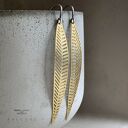 Kolczyki piórka Tańczące z Wiatrem