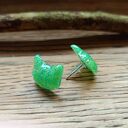 Kolczyki z żywicy epoksydowej - Kocia Furia