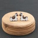 Kolczyki drewniane ALPAKI