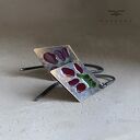 Kolczyki Little Flowers - Antique Bordo & Dark Green