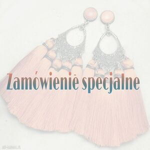 Kolczyki zamówienie specjalne chwostami chwosty boho warunki