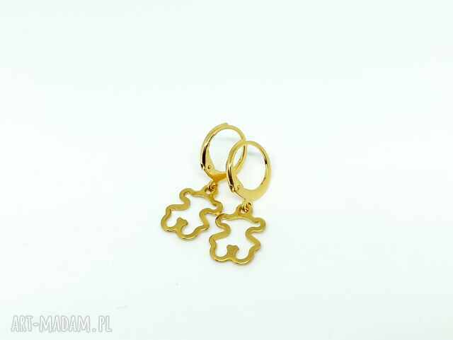 Teddy no. 5 - kolczyki ze stali szlachetnej