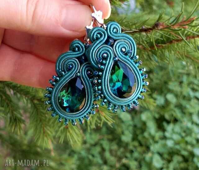 Kolczyki sutasz Teal