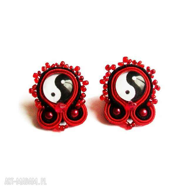 Kolczyki sztyfty Feng Shui SOUTACHE