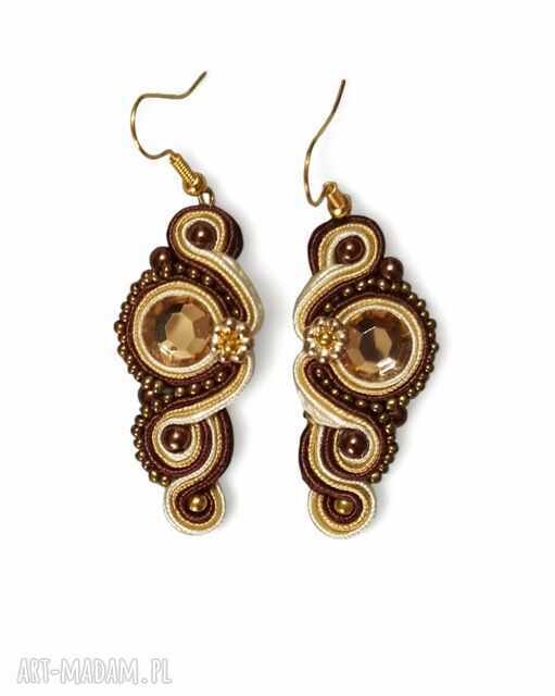 Kolczyki sutasz Nane Sutasz rękodzieło