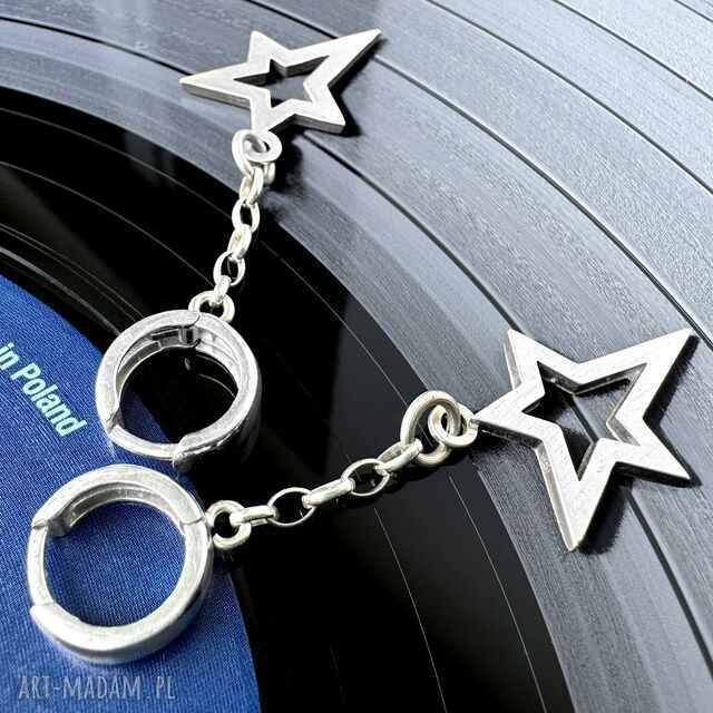 Kolczyki gwiazdki Rockstar light