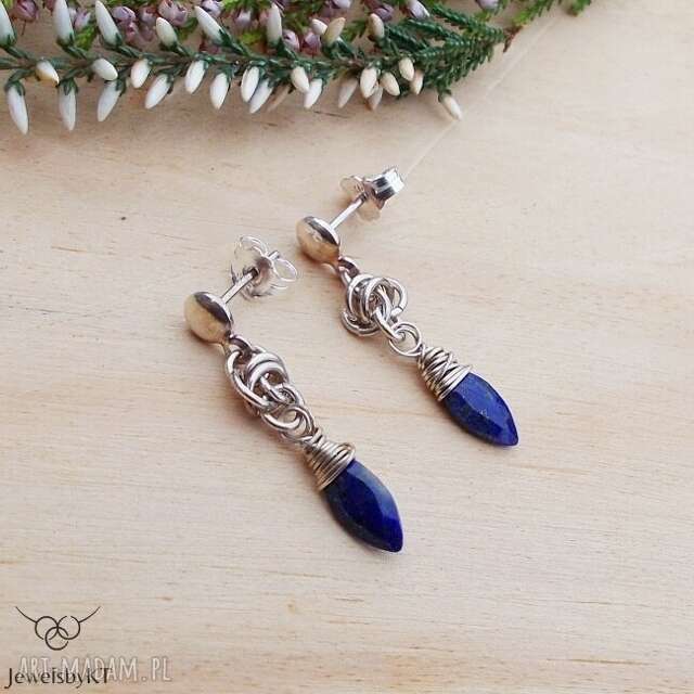 Markizy lapis lazuli - kolczyki