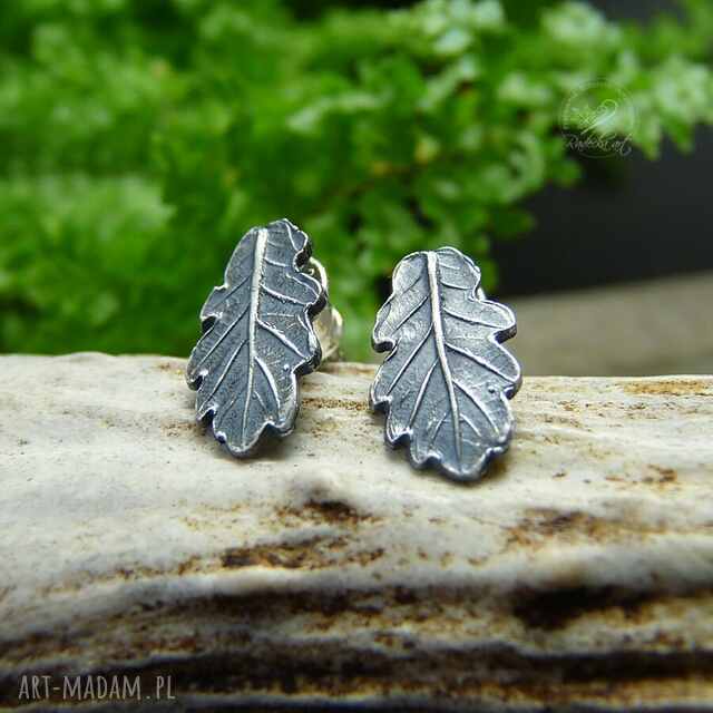 Oak Leaf Stud Earrings vol