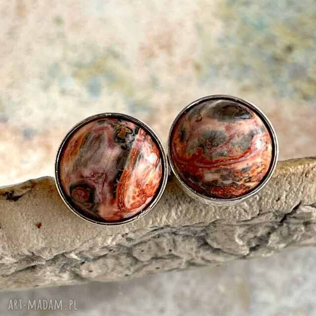 Drobne sztyfty z jaspisem leopardzim d170